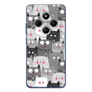 Чохли з Котиками для Tecno Spark 30C (VPrint) (Мальовані котики)
