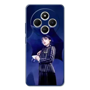 Чохли Венсдей на Tecno Spark 30C Уенсдей (AlphaPrint) (Венздей з парасолькою)