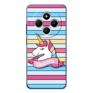 Чехол для Техно Спарк 30С - (Единорожки - Новинки) (AlphaPrint) (Unicorn)