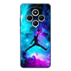 Чехлы для Tecno Spark 30C - с картинкой JORDAN (AlphaPrint) (Яркий Джордан)
