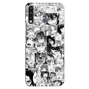 Чехол с принтом «Ahegao manga» для TECNO Spark 4