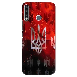 Украинские Чехлы для TECNO Spark 4 с картинкой УПА (AlphaPrint) (ГЕРБ УПА)