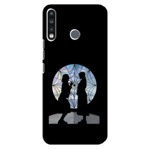 Чехлы Венсдей на TECNO Spark 4 Уэнсдей (AlphaPrint) (комната Уэнздей)