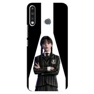 Чехлы Венсдей на TECNO Spark 4 Уэнсдей (AlphaPrint) (W-Wednesday)