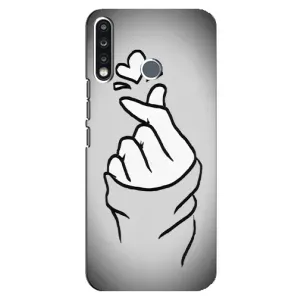 Чехол с принтом «Значок Love» для TECNO Spark 4
