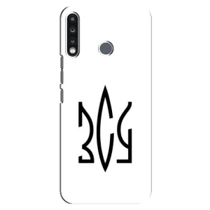 Чохли для TECNO Spark 4 Укр. Символіка (AlphaPrint) (ЗСУ герб)