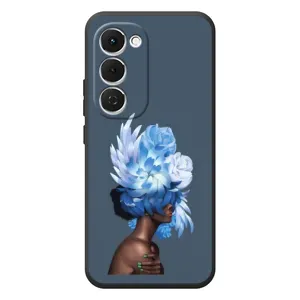 Чехлы (ART) Цветы на Tecno Spark 40 Pro Plus (VPrint) (Цветы на голове)