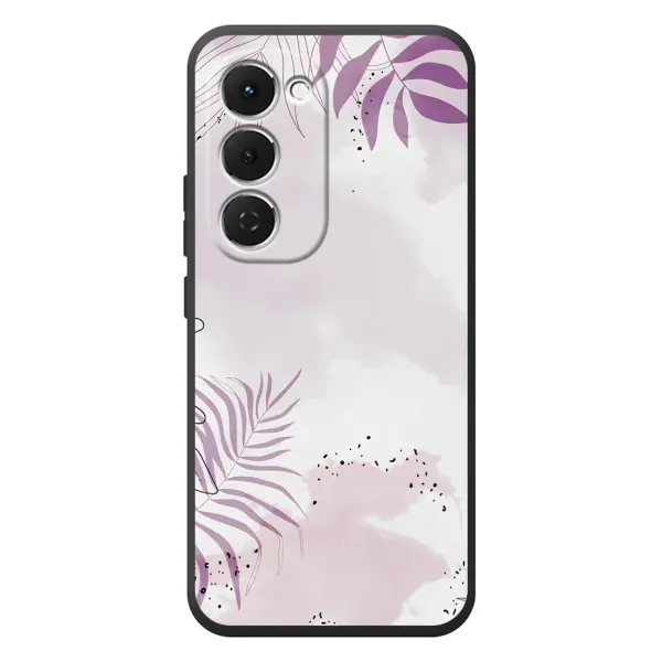 Чохол з принтом «Фіолетове листя» для TECNO Spark 40 Pro Plus