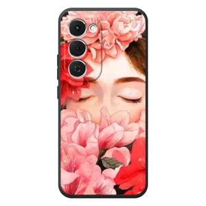 Чехлы (ART) Цветы на Tecno Spark 40 Pro Plus (VPrint) (Глаза в цветах)