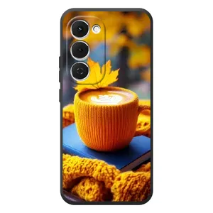 Чехол с принтом «Кофе на желтом пледе» для TECNO Spark 40 Pro Plus
