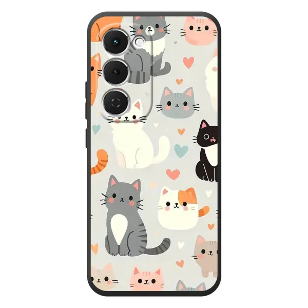 Чохол з принтом «Колаж котів» для TECNO Spark 40 Pro Plus Чохол з принтом «Колаж котів» для TECNO Spark 40 Pro Plus