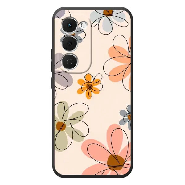 Чохол з принтом «Кольорові квіти» для TECNO Spark 40 Pro Plus