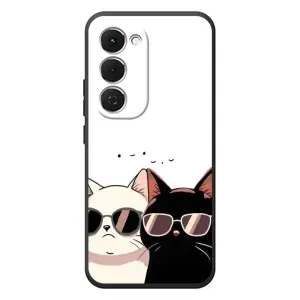 Чохол з принтом «Коти в окулярах» для TECNO Spark 40 Pro Plus