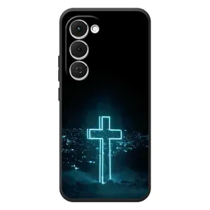 Християнські Чохли для Tecno Spark 40 Pro Plus (AlphaPrint) (Хрест і місто)