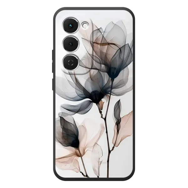 Чохол з принтом «Квіти на білому» для TECNO Spark 40 Pro Plus