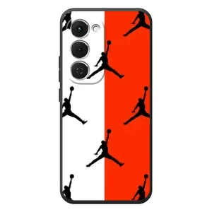 Чехлы для Tecno Spark 40 Pro Plus - с картинкой JORDAN (AlphaPrint) (Лого Джордан)