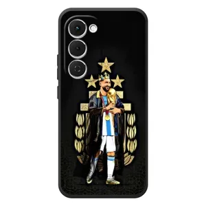 Чехлы для Tecno Spark 40 Pro Plus (Leo чемпион) (AlphaPrint) (Месси Король)