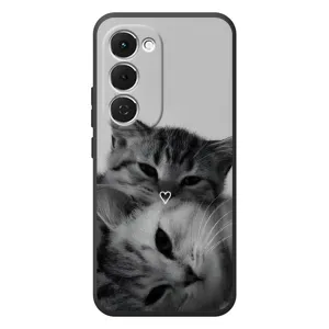 Чохол з принтом «Пара котів» для TECNO Spark 40 Pro Plus