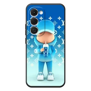 Крутые Чехлы Луи Виттон для Tecno Spark 40 Pro Plus (AlphaPrint) (Парень LV)