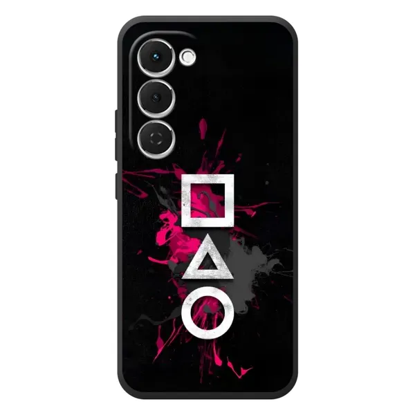 Чехол с принтом «Символы Игра кальмара» для TECNO Spark 40 Pro Plus