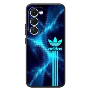 Чехлы Адидас для Tecno Spark 40 Pro Plus (AlphaPrint) (Синий Адидас)