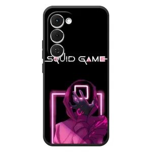 Чохол Гра в кальмара для Tecno Spark 40 Pro Plus (Неоновий охоронець гри)