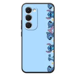 Чохол з принтом Стіч на TECNO Spark 40 Pro Plus (Стіч фон)