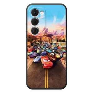 Силіконовий чохол Маквін для Tecno Spark 40 Pro Plus (Тачки на трасі)