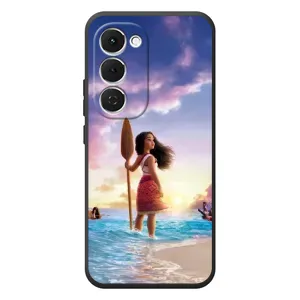 Чохол з мультфільмом Ваяна Tecno Spark 40 Pro Plus (Моана з веслом)