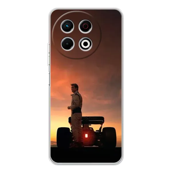 Чехол с принтом «Ф1 Гейс» для TECNO Spark 40 Pro