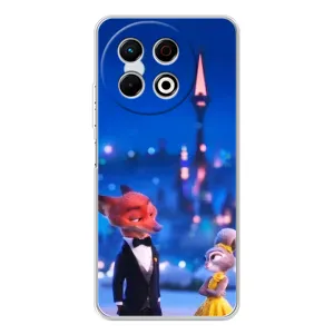 Чехол Зоотрополіс на Tecno Spark 40 Pro (Романтический вечер Зверополис)