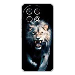 Чехол с принтом «Лев в темноте» для TECNO Spark 40 Pro