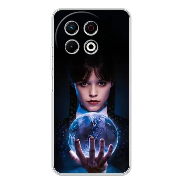 Чохол з принтом «Магічна сфера Венздей» для TECNO Spark 40 Pro Чохол з принтом «Магічна сфера Венздей» для TECNO Spark 40 Pro