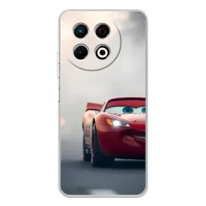 Силиконовый чехол Маквин для Tecno Spark 40 Pro (Скоростной Маквин)