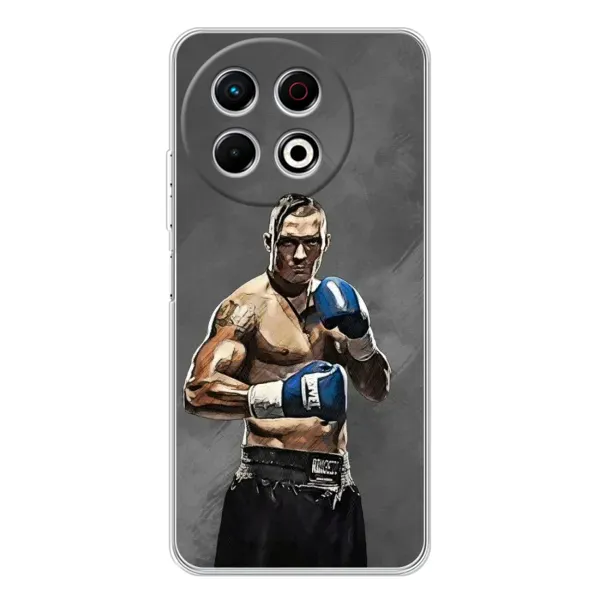Чохол з принтом «Олександр Усик» для TECNO Spark 40 Pro Чохол з принтом «Олександр Усик» для TECNO Spark 40 Pro