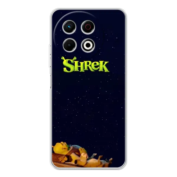 Чохол з принтом «Відпочиваючий Шрек» для TECNO Spark 40 Pro Чохол з принтом «Відпочиваючий Шрек» для TECNO Spark 40 Pro