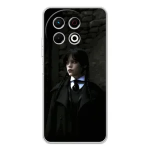 Чехол с дизайном Венздей 2 на Tecno Spark 40 Pro (Темный стиль Уэнздей)