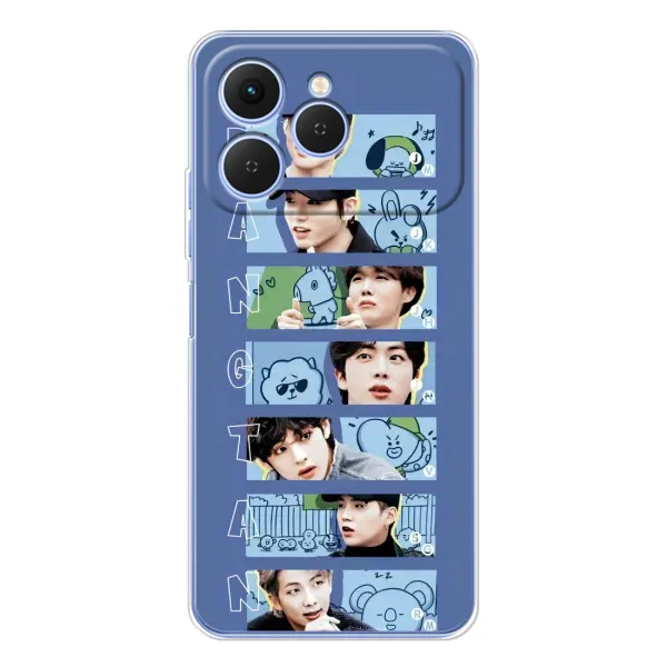 Чехол с принтом «Bangtan» для TECNO Spark 40 Чехол с принтом «Bangtan» для TECNO Spark 40