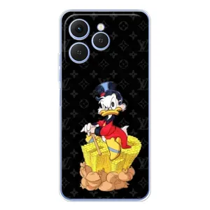 Чехли для Tecno Spark 40 - Скрудж МакДак Louis Vuitton (PREMIUMPrint) (Богатство Макдака)