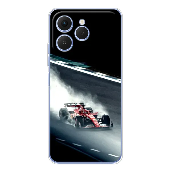 Чехол с принтом «Болид гоночный» для TECNO Spark 40
