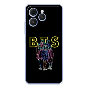 Чехол с принтом «BTS стайл» для TECNO Spark 40