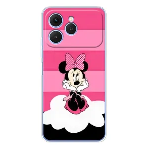 Эксклюзивный чехол для Tecno Spark 40 (AlphaPrint - Мультяшные) (Девочка Maus)