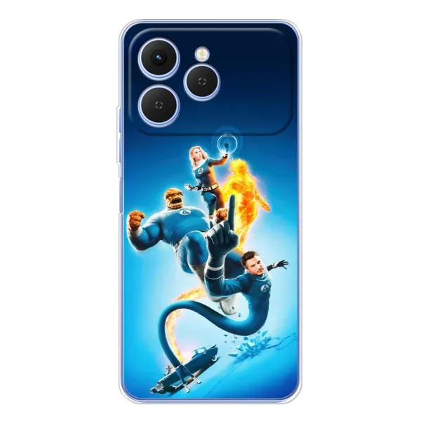 Чехол с принтом «Герои Фантастическая Четверка» для TECNO Spark 40