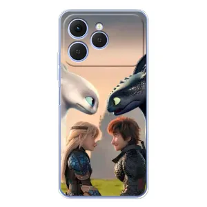 Чохол як приборкати дракона на Tecno Spark 40 (Гикавка і Астрід)