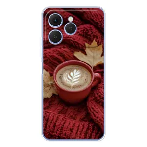 Чехол с принтом «Кофе на пледе» для TECNO Spark 40