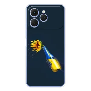 Чохол для Патріота України Tecno Spark 40 - (AlphaPrint) (Коктель молотова)