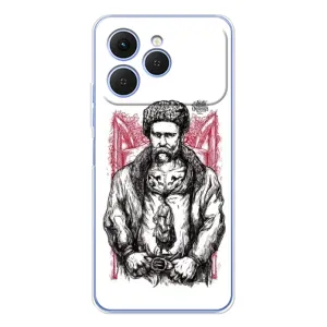 Чохли для Tecno Spark 40 с принтом Тараса Шевченко (AlphaPrint) (Козак Шевченко)