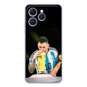 Чехлы для Tecno Spark 40 (Leo чемпион) (AlphaPrint) (Кубок Месси)
