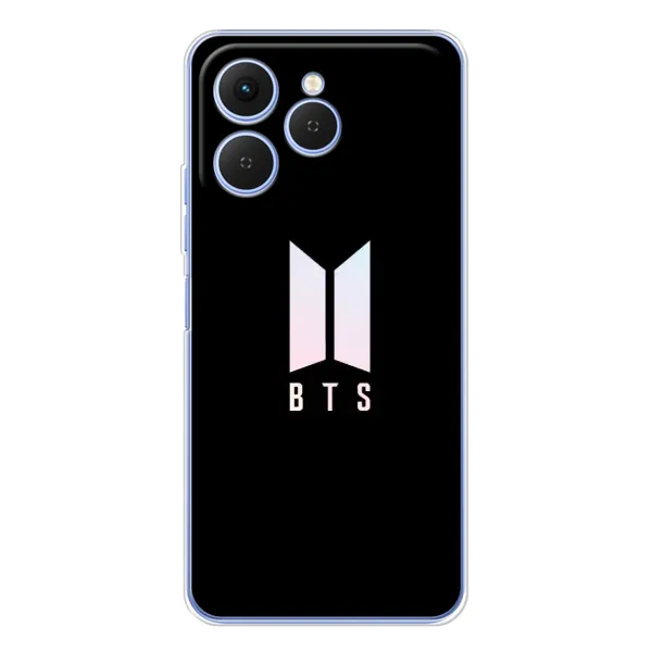 Чехол с принтом «Лого BTS» для TECNO Spark 40 Чехол с принтом «Лого BTS» для TECNO Spark 40