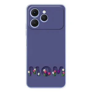Чохол з принтом «Мама в квітах» для TECNO Spark 40
